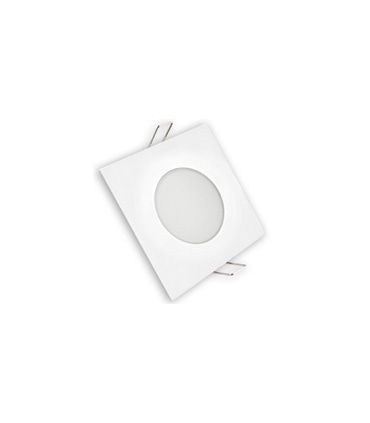 Downlight LED Quadrado Branco 8W IP65 6400K - 24798 - Matel - ILU1783
