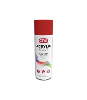 Spray Acrílico Vermelho Trafico Brilhante RAL3020 400ml CRC - SPR1849