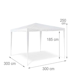 Tenda jardim branca 3x3x2.5mt - 89741 - Lifetime - JAR2603