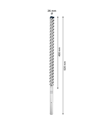 Broca Expert SDS max-8X - 26x400mm - BOSCH #1 - BCH6057
