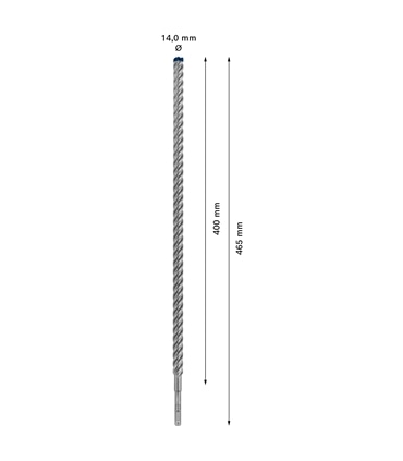 Broca Expert SDS plus-7X - 18x400mm -  BOSCH #1 - BCH6168