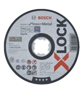 Disco Corte X-LOCK Expert Inox 125 - BOSCH - BCH5571