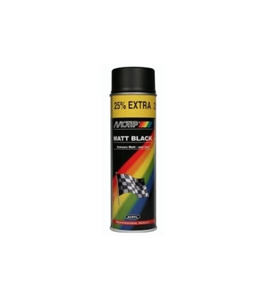 Tinta Secagem Rápida Acrilica Preto brilhante 500ml Ral 9005 - SPR1542