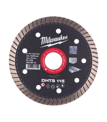 Disco diamante TURBO Super Fino DHTS - 230mm - Milwaukee - MWK1038