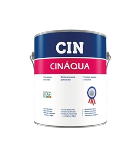 Cinaqua - Tinta aquosa mate branco 1Lt - Cin - CIN1031