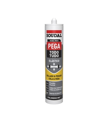 Pega Tudo Preto 290ml - Soudal - SOU1122