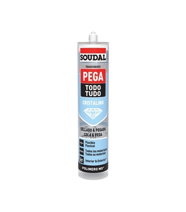 Pega Tudo Cristal 290ml - Soudal - SOU1092
