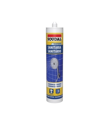 Silicone Sanitário Acético Transparente 290ml - Soudal - SOU1101