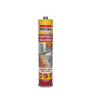 Cola e Veda PU 40FC Branco 290ml - Soudal - SOU1109