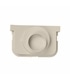 Canal em PP Maxi Premium  cinza - 100x13x9,5cm - Luxwares - HID1552