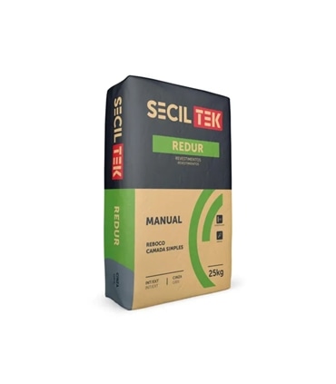 SecilTek Redur reboco 25Kg - Secil - CON4079