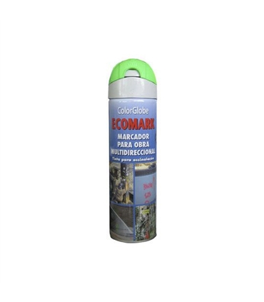 Spray ecomarktinta p/assinalaçao verde floresc.500ml CRC - SPR1264