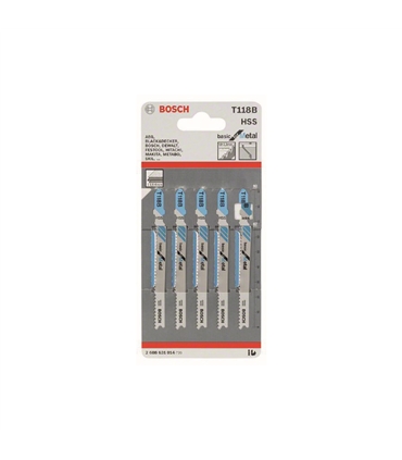 Lamina p/ serra tico-tico T118B HSS 2.608.631.014  BOSCH #4 - BCH3035