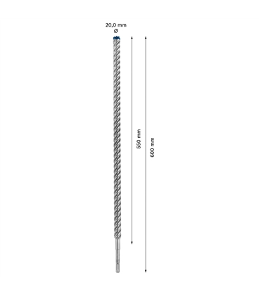 Broca Expert SDS plus-7X - 20x550mm -  BOSCH #1 - BCH6081