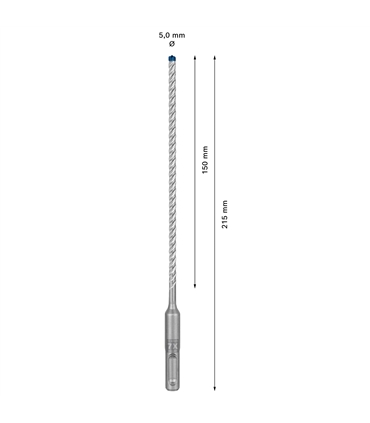 Broca EXPERT SDS plus-7X - 5x150mm - BOSCH #1 - BCH6065