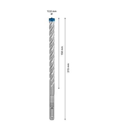 Broca Expert SDS plus-7X - 12x150mm -  BOSCH #1 - BCH6156