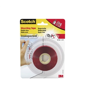 Fita dupla face transparente 19mmx5M -3M - 3MM1465