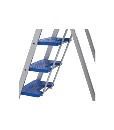 Escadote Janota ref.4000 c/4 degraus - 03.002 - Socall - ESC1107