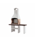 Churrasqueira Jesolo 160x71x238cm C/Grelha - CON3519