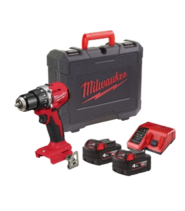 Berbequim Percussão18V+2Ah+4Ah+Carrg-M18BLPDRC-422C-Milwauke - MWK1345