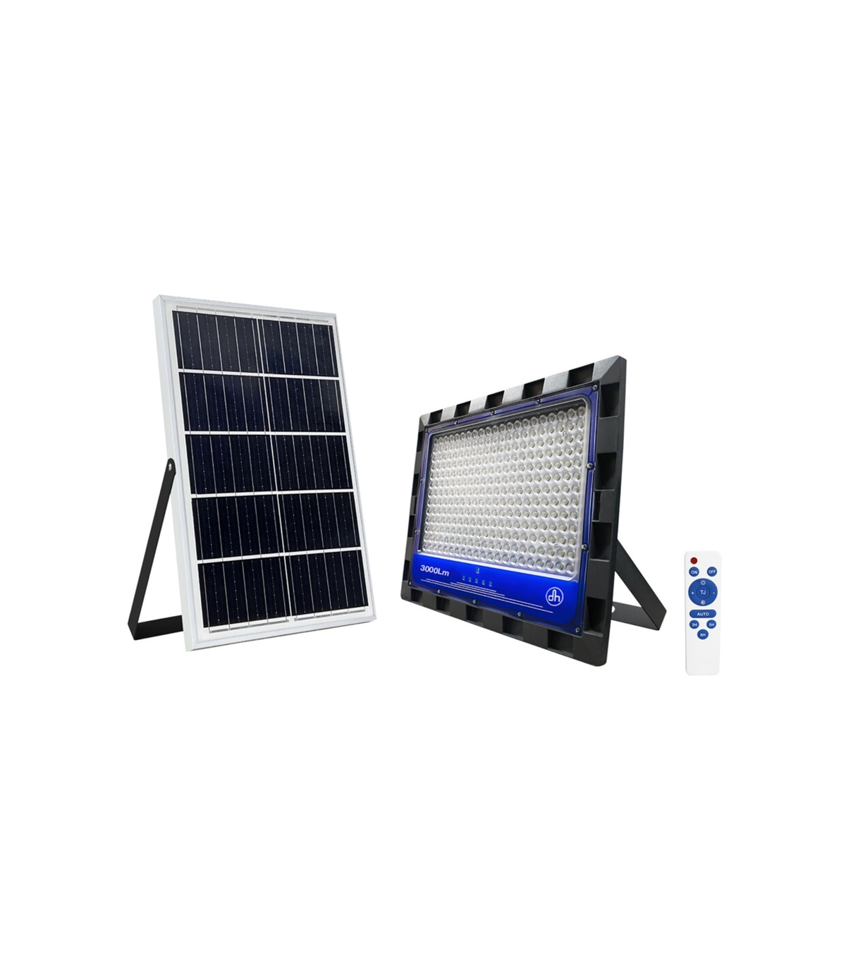 Projector solar c/ com. LED IP65 3000lm- 81.746/300/SOLAR-DH