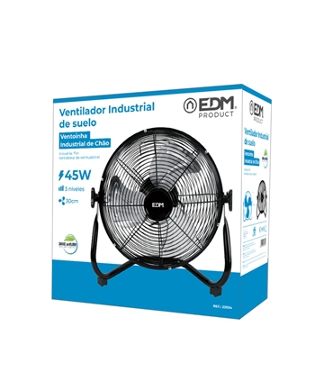 Ventoinha de chão 45cm Preto - 33934 - EDM - GNN6971