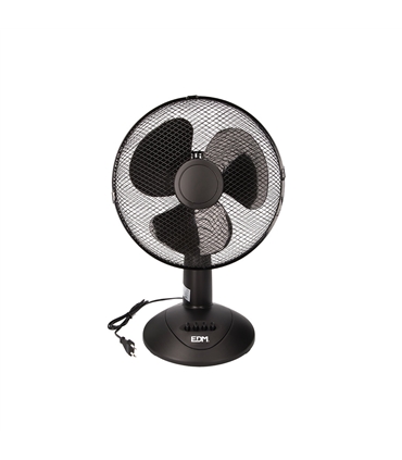 Ventoinha de Mesa 45W Ø23cm Preto "Black Series"  EDM - GNN4954