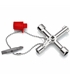 Chave universal p/ armários de distribuição c/bit - Knipex - KNI1001