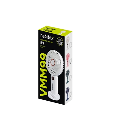 Mini ventoinha Usb c/base VMM99 branco - 9016R99 - Habitex #1 - GNN7142