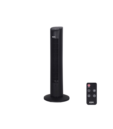 Ventoinha de torre oscilante  Preta 60W - EDM - GNN6248