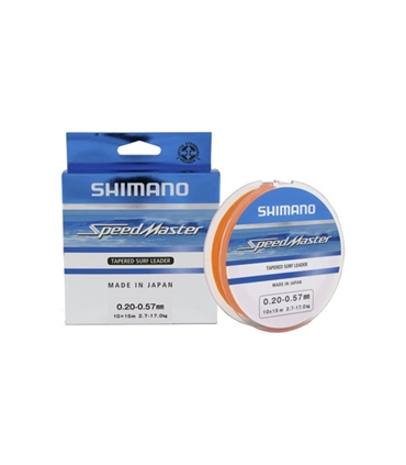 Fio Speedmaster Surf Taper 0.23-0.57mm ORANGE 10x15m - Shima - PES5388