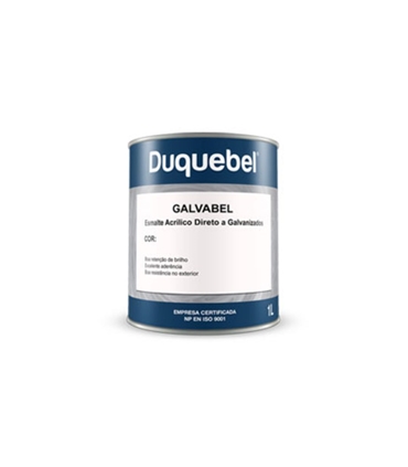 Galvabel brilhante acrilico RAL 9006 Aluminio 1Lt - Duquebel - DUQ1510