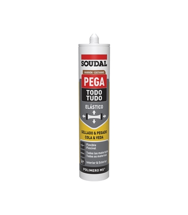 Selante Pega Tudo Castanho 290ml 122826 - Soudal - SOU1152