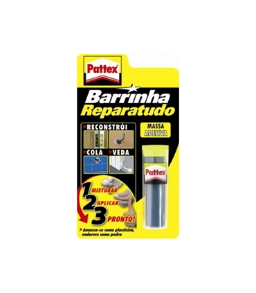 Massa p/ reparar madeira - 48gr - Pattex - Barrinha Reparatu - HEN1044