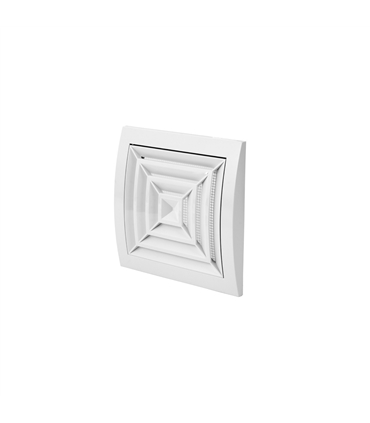 Grelha ventilação de tecto C/rede 19x19 D.150 ABS - 4253 - HID1382