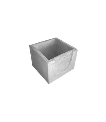 Caixa visita cimento esgoto s/fundo 400x400x250 mm - CON1560