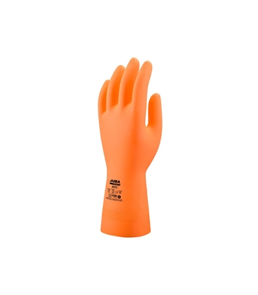 Luvas Latex Extra Grossa Laranja T10 - 621C -JUBA - SEG4237