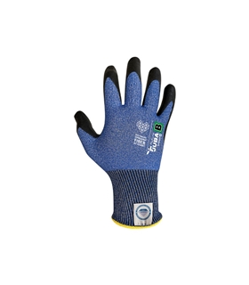 Luva anti-corte c/nitrilo Dyneema azul - HDY016RF/10 - Juba - SEG4204