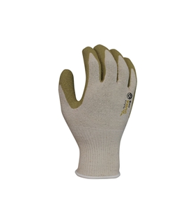 Luva poliester/algodao c/latex Nature - H251NT/9 - Juba - SEG4206