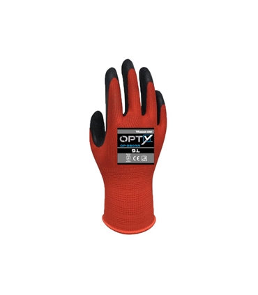 Luva poliester/latex W.Grip Opty Tam 8/M - OP280RR - Juba - SEG4308