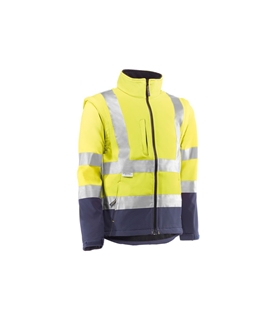 Casaco alta visibilidade Ural am/azul tam XXL - HV9810 -Juba - SEG4349