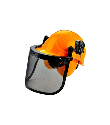 Capacete c/viseira rede c/auricular - BXFOREST25 - Faru - SEG4445