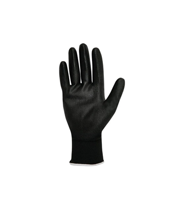 Luvas nylon preto revest. poliuretano Tam.10 - KSPU100 -Juba - SEG3756