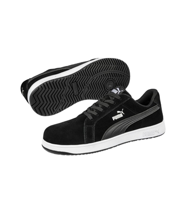 Sapato segurança Iconic Black Low S1PL T45 - 640010 - Puma - SEG5501
