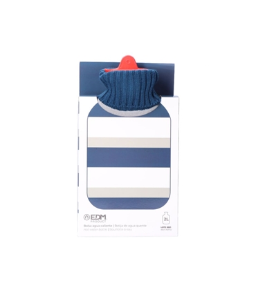 Saco Agua Quente 2Lt Riscas Azuis - 76772 - EDM - EDM1105