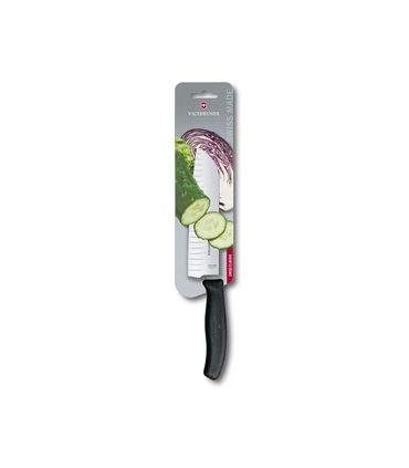 Faca Santoku c/alveolos 17cm preto - 6.8523.17B - Victorinox - VIC1049