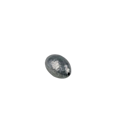 Caixa chumbo oval furado 6grs cx c/100grs - PES2164