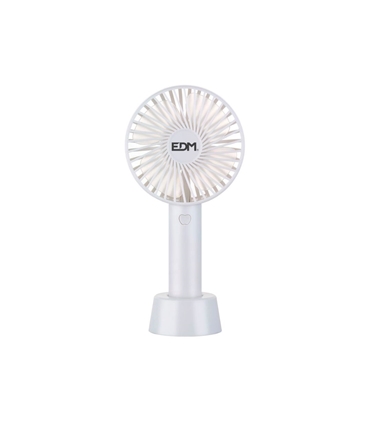Ventoinha USB recarregavel 4,5W Ø10,6cm branco - 33904 - EDM - EDM1261