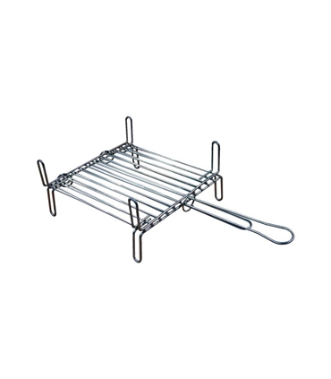 Grelha p/churrasco trempe dupla 25x30cm - DB-862 - Delba - GNJ4678
