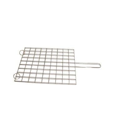 Grelha p/churrasco quad. inox 20x25cm - DB-166/2025 - Delba - GNJ4677